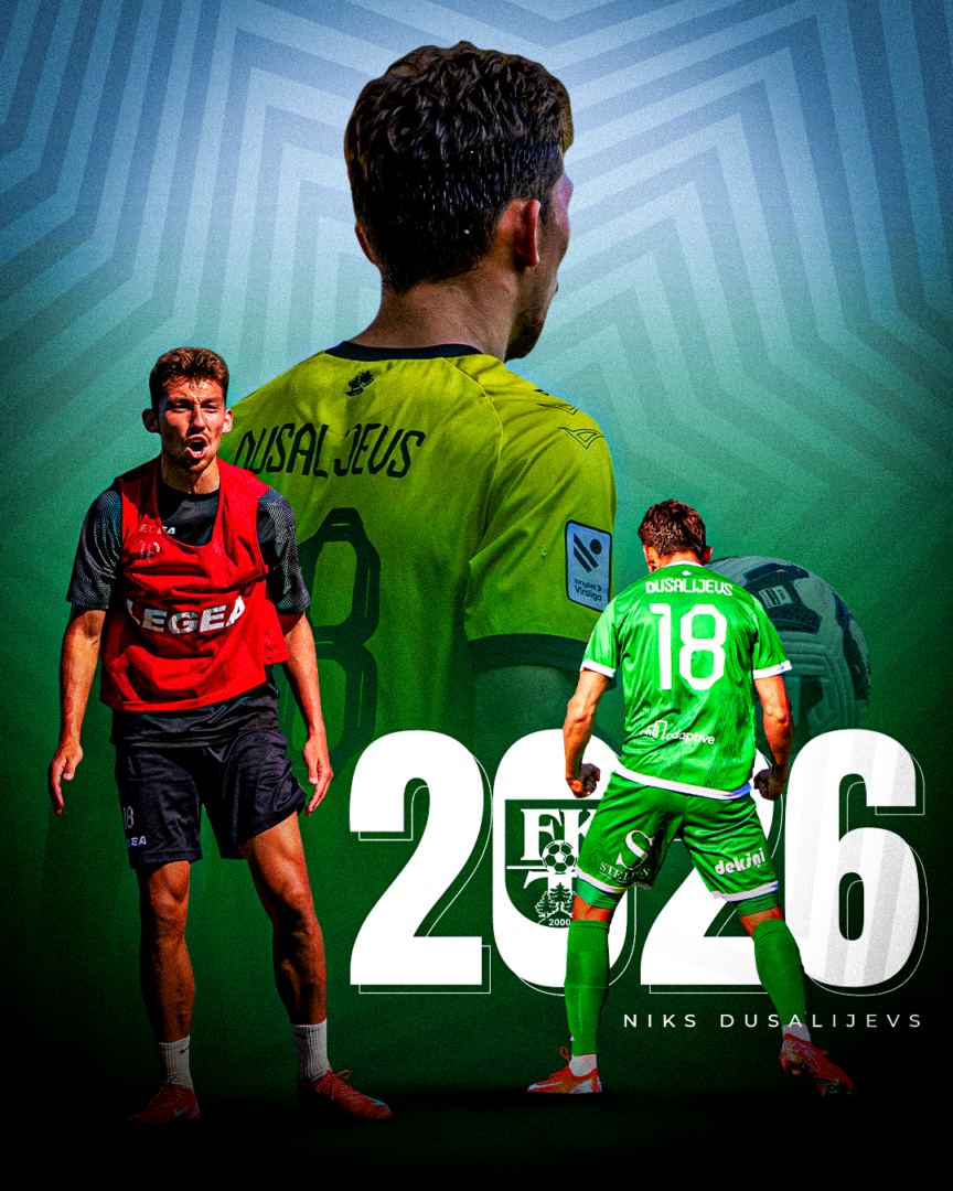 Kluba jaunpienācējs – Niks Dusalijevs – paliks uz otro sezonu klubā!